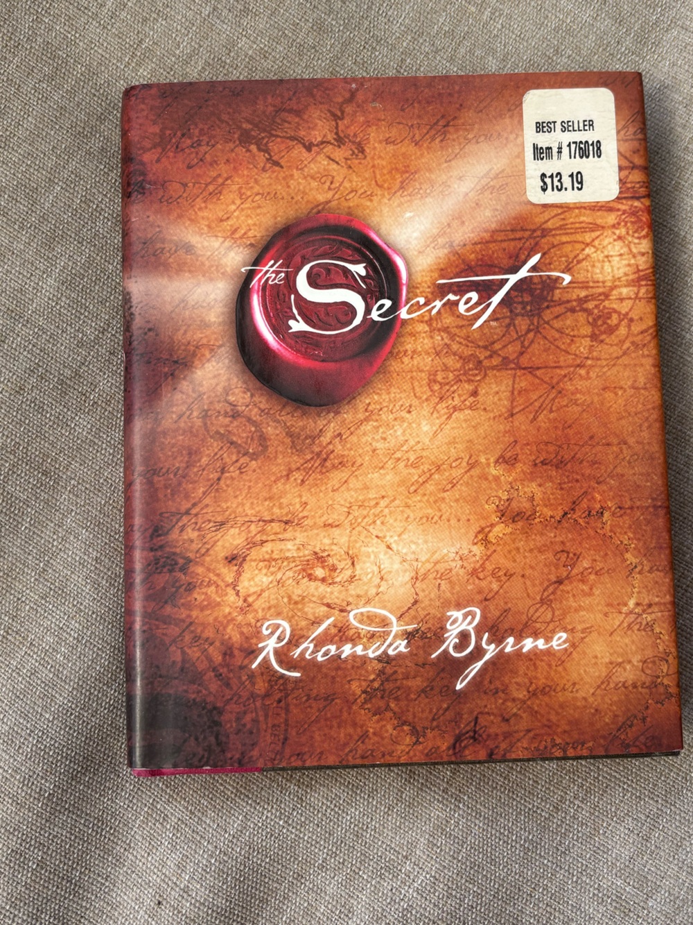 The Secret Decorative Hardback in Brown and Red by